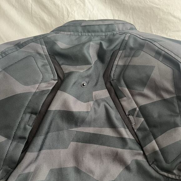 Rev'It Flare 2 Ladies Textile Motorcycle Jacket Camo/Black Gray 36 - Picture 10 of 12